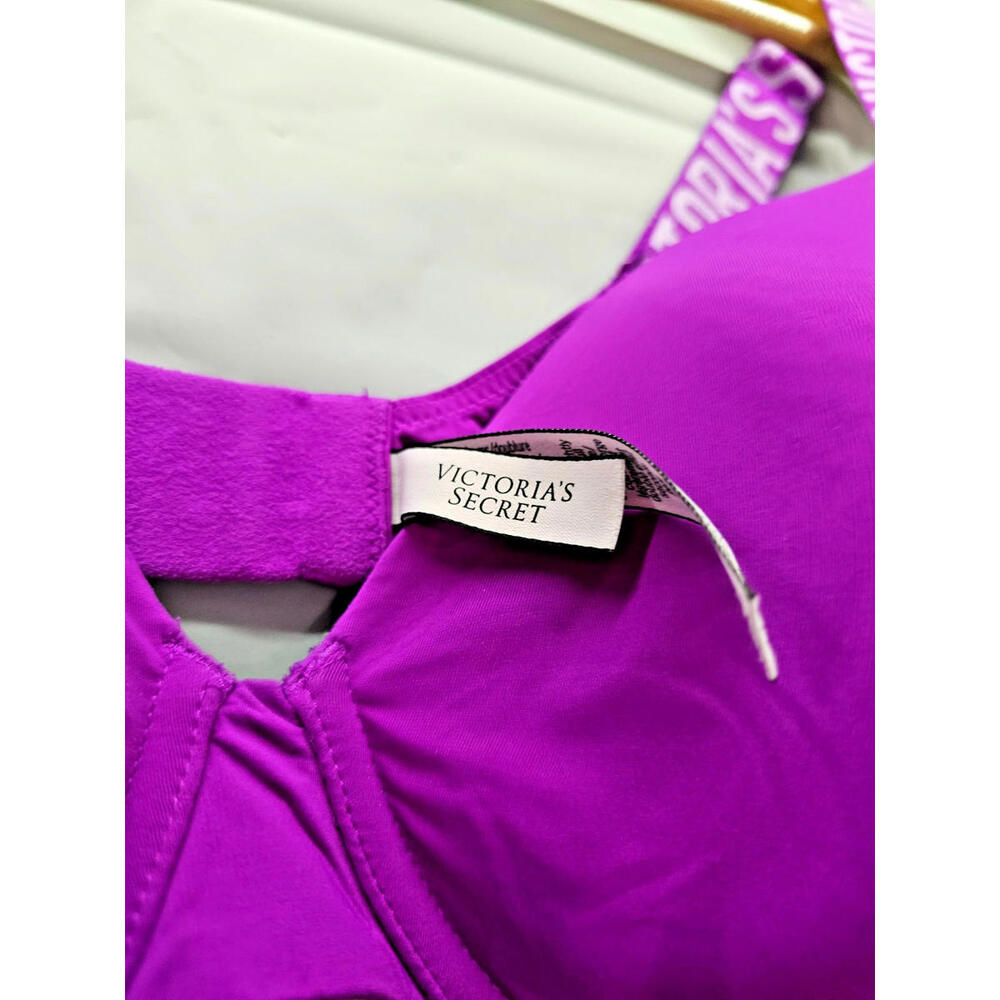 Victoria’s Secret Purple T Shirt Bra Lightly Lined Full Coverage 36DDD F80 - Picture 2 of 4